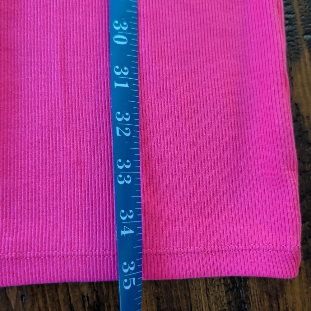 Old Navy Bright Pink Tank Mini Bodycon Dress Size Small New - Picture 10 of 15